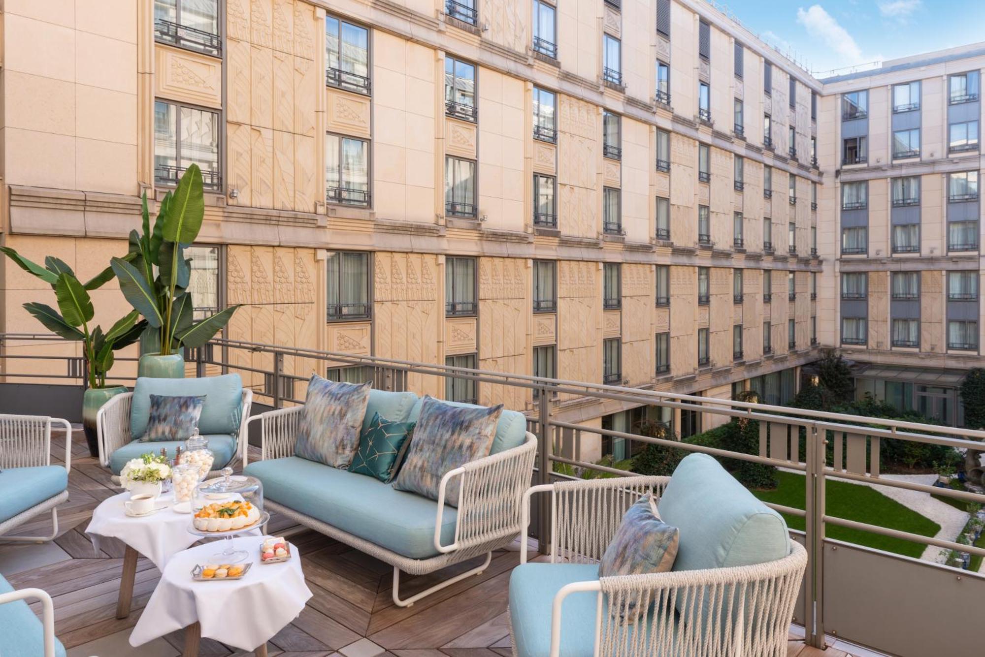 호텔 뒤 컬렉션네어 아크 드 트리옹프 파리 외부 사진 The Terrace at The Ivy Collection